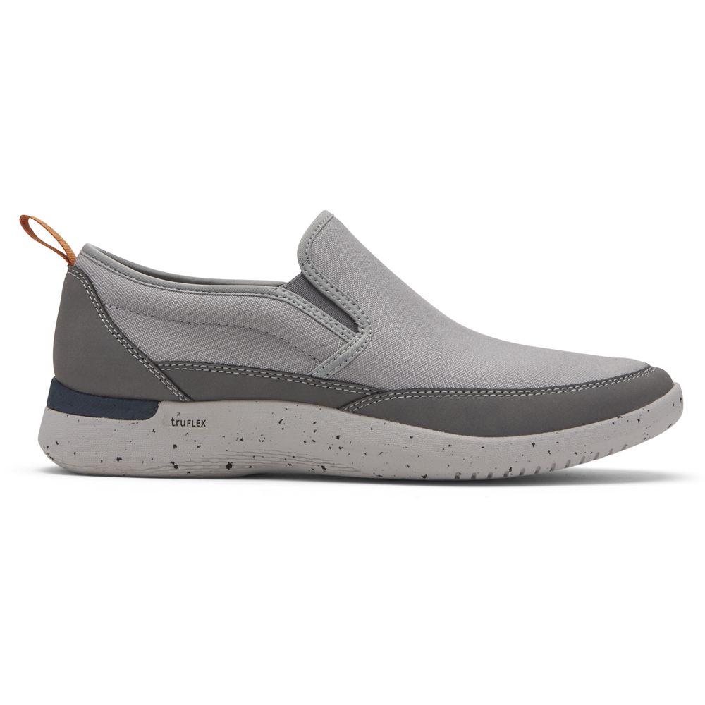 Sapatilhas Homem Rockport Truflex Fly Mudguard Slip-On Cinzentas,Portugal KUVJW-9813